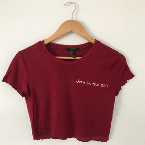 Forever 21 “born in the 90s” tee size S